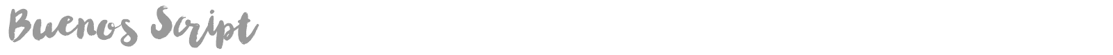 Buenos Script font preview